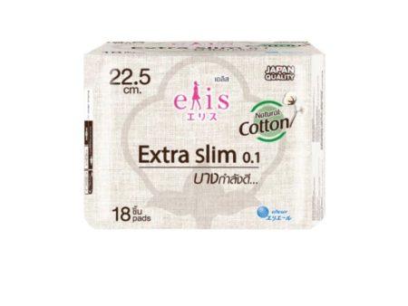 Elis Extra Slim 0.1 Cotton Plus 22.5cm 18 Pads For Sale