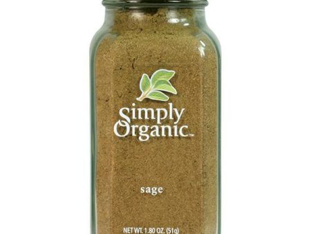 Simply Organic    Ground Sage Leaf 1.80 oz For Discount