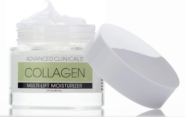 Advance Clinicals Plant Based Collagen, Multi-Lift Moisturiser 59ML Hot on Sale