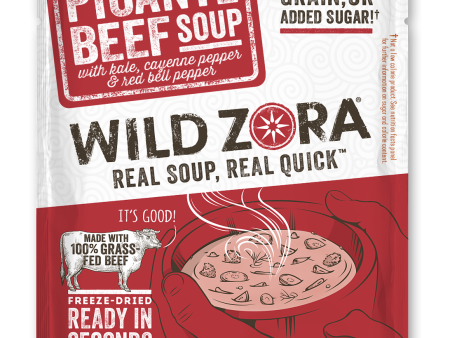 Wild Zora    Instant Soup Mild Picante Beef with Kale, Cayenne & Red Bell Pepper 0.5 oz Online