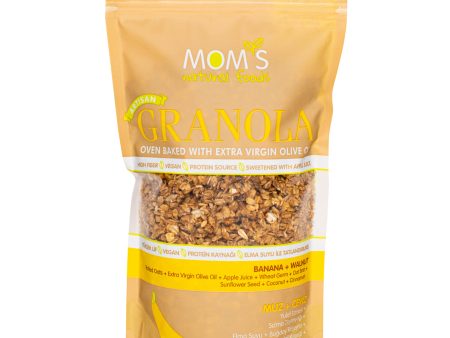 MOM S NATURAL FOODS BANANA + WALNUT GRANOLA 360 G. Discount