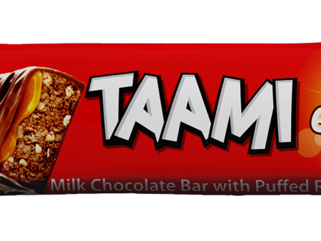 Ta ami, Rice crisps, Nougat & Caramel bar coated with Milk Chocolate, 40g Supply