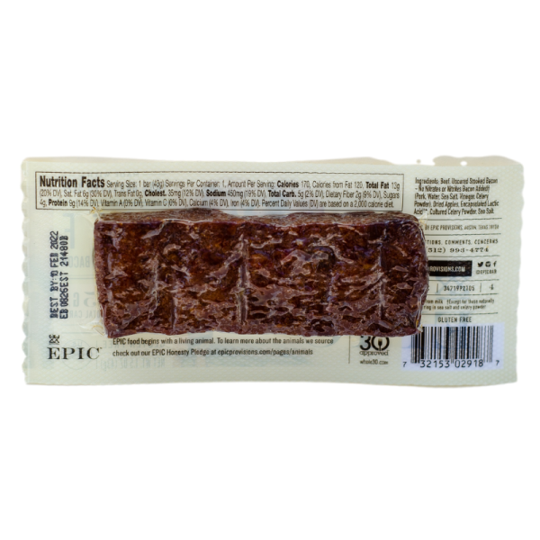 EPIC    Beef Apple & Uncured Bacon Bar 1.5 oz Cheap