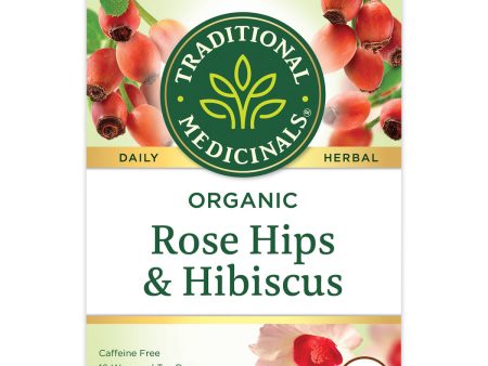 Traditional Medicinals Organic Rose Hips with Hibiscus 32G Supply