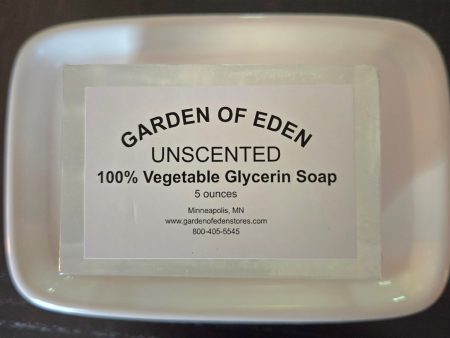 Garden of Eden Glycerin Soap - Unscented Bar Sale