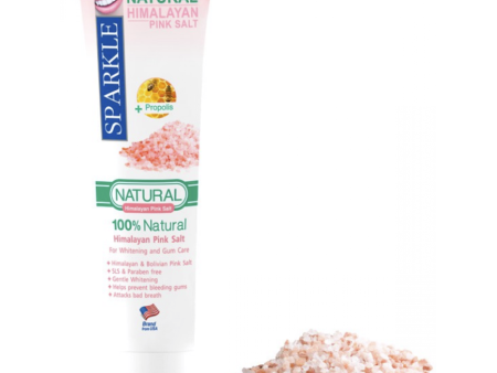 Sparkle Natural Himalayan Pink Salt Toothpaste 100G Supply