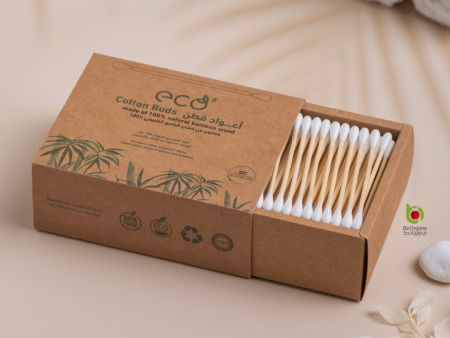 ECO2 - Biodegradable Natural Bamboo Cotton Buds Online