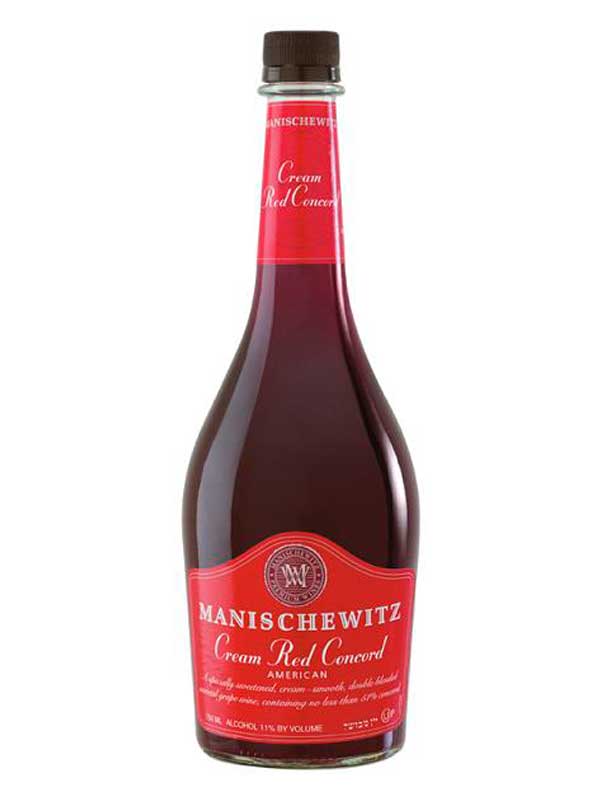 Manischewitz Concord Cream Red, Sweet Red Wine, 750ml For Discount