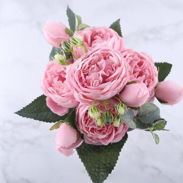 Silk Garden Peony Bouquet Fashion