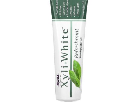 NOW Solutions Xyliwhite Refreshmint Toothpaste Gel 181G on Sale