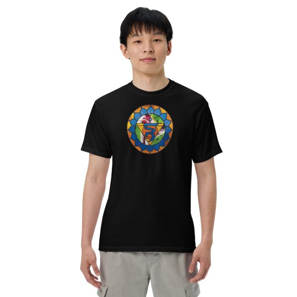 Color Throat-Chakra Reiki Charged T-shirt Online Sale