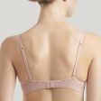 Wolford - Sheer Logo Full Cup Bra - Powder Pink on Sale