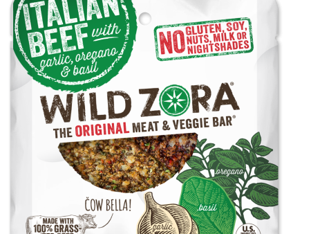 Wild Zora    Meat & Veggie Bar Italian Beef 1.1 oz For Discount