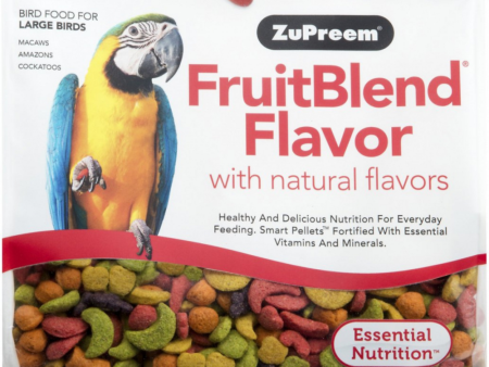 Zupreem FruitBlend Flavor Food with Natural Flavors for Large Birds Online Hot Sale