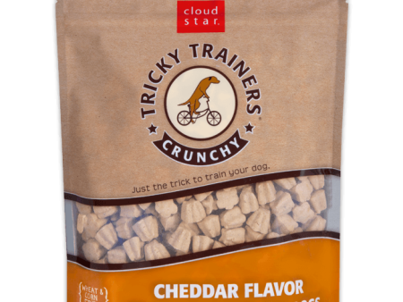 Cloud Star Tricky Trainers Crunchy Cheddar Dog Treats Online Sale