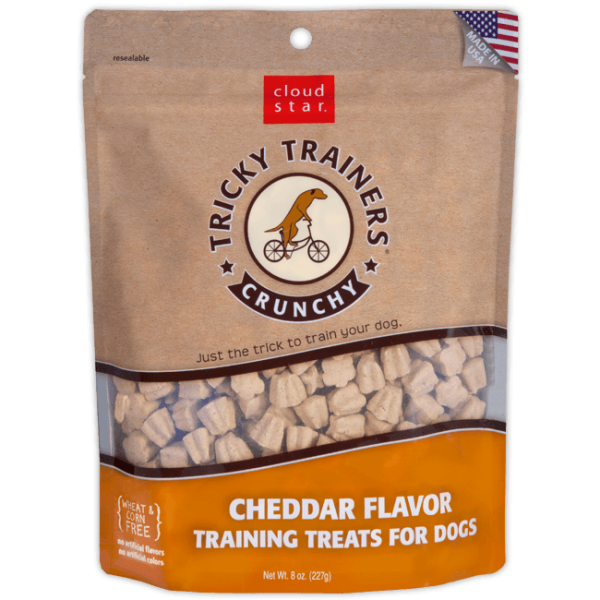 Cloud Star Tricky Trainers Crunchy Cheddar Dog Treats Online Sale