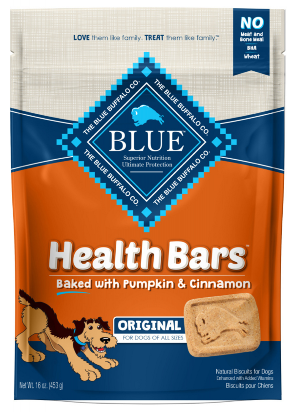 Blue Health Bars Baked With Pumpkin & Cinnamon Dog Treats Online now