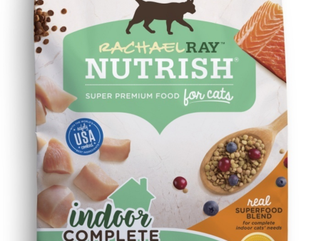 Rachael Ray Nutrish Indoor Complete Chicken & Salmon with Lentils Recipe Dry Cat Food For Sale