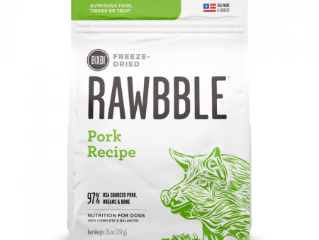 BIXBI Rawbble Freeze Dried Pork on Sale