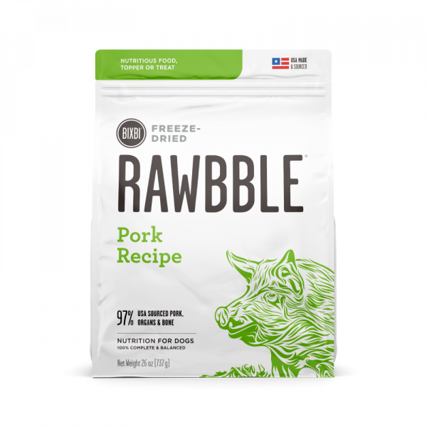 BIXBI Rawbble Freeze Dried Pork on Sale