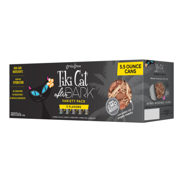 Tiki Cat After Dark Variety Pack Canned Cat Food Online now