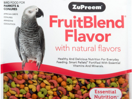 Zupreem FruitBlend Flavor Food with Natural Flavors for Parrots and Conures Sale