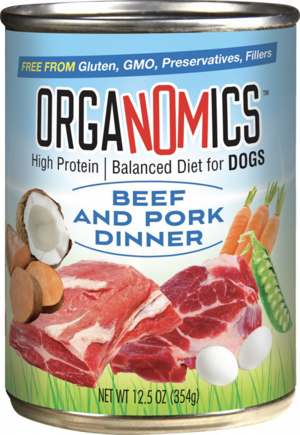 Evangers Organomics Beef & Pork Dinner for Dogs Online