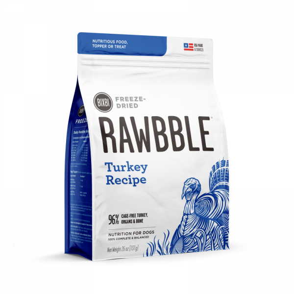 BIXBI Rawbble Freeze Dried Turkey Discount