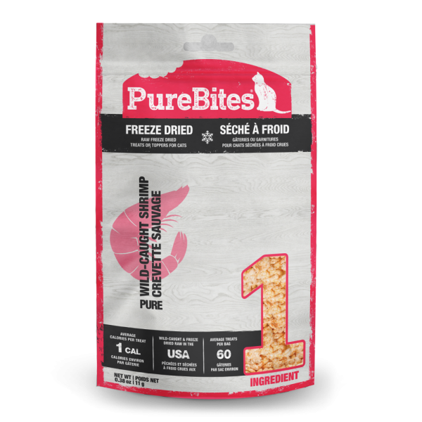 PureBites Freeze Dried Shrimp Cat Treats on Sale