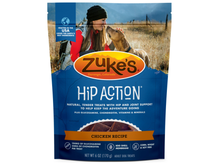 Zukes Hip Action Chicken Dog Treats with Glucosamine and Chondroitin Online