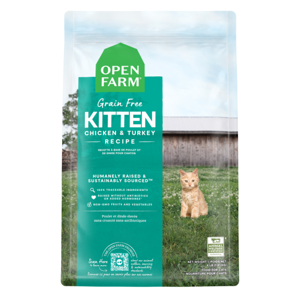 Open Farm Grain Free Kitten Chicken & Turkey  Recipe Online Hot Sale