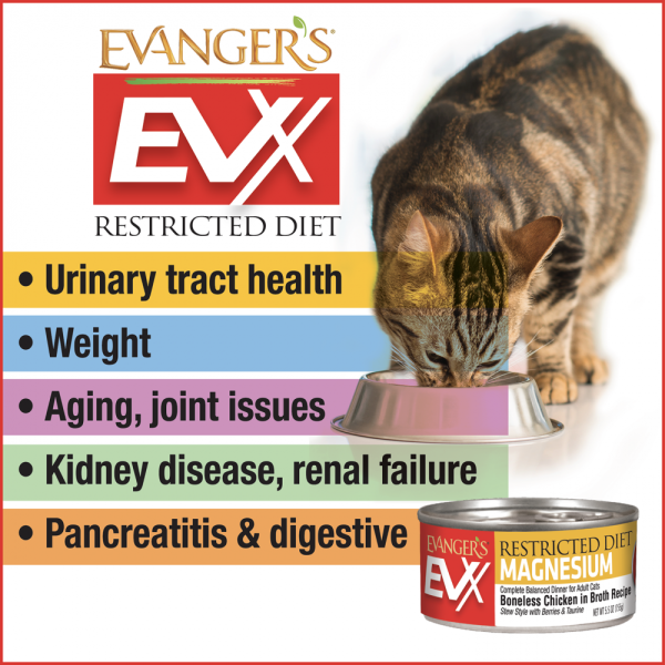 Evangers EVX Restricted Diet Urinary Tract Boneless Chicken for Cats Online now