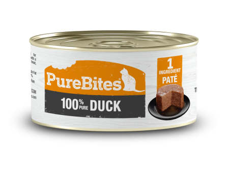 PureBites 100% Pure Duck Pate Cat Treat Online Sale