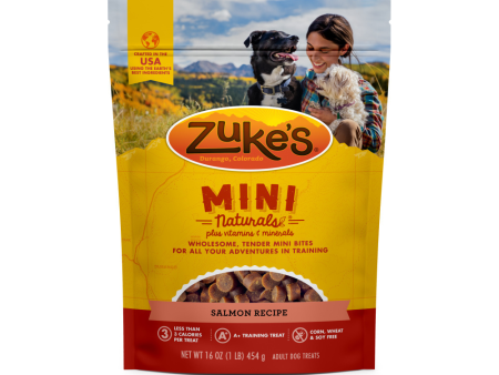 Zukes Mini Naturals Salmon Dog Treats Sale