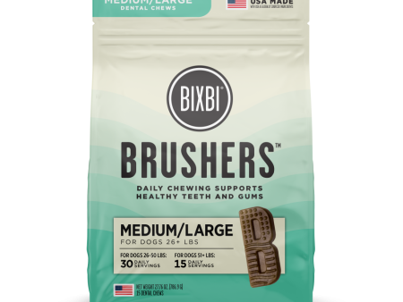 Bixbi Dog Brushers Dental Chew for Medium & Large Dogs Cheap