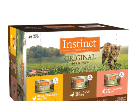 Instinct Grain-Free Recipe Variety Pack Canned Cat Food Online now